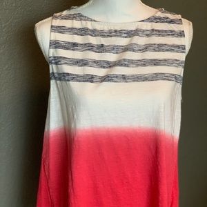 Red-white-blue summer top